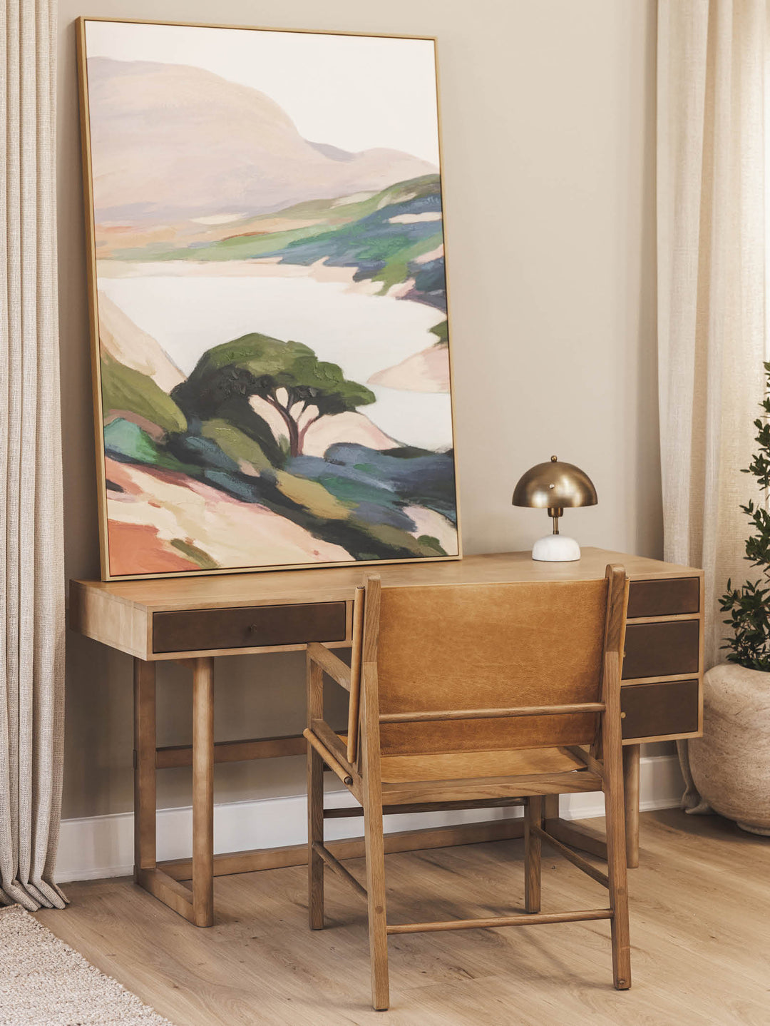 Commodore Leather Occasional Chair