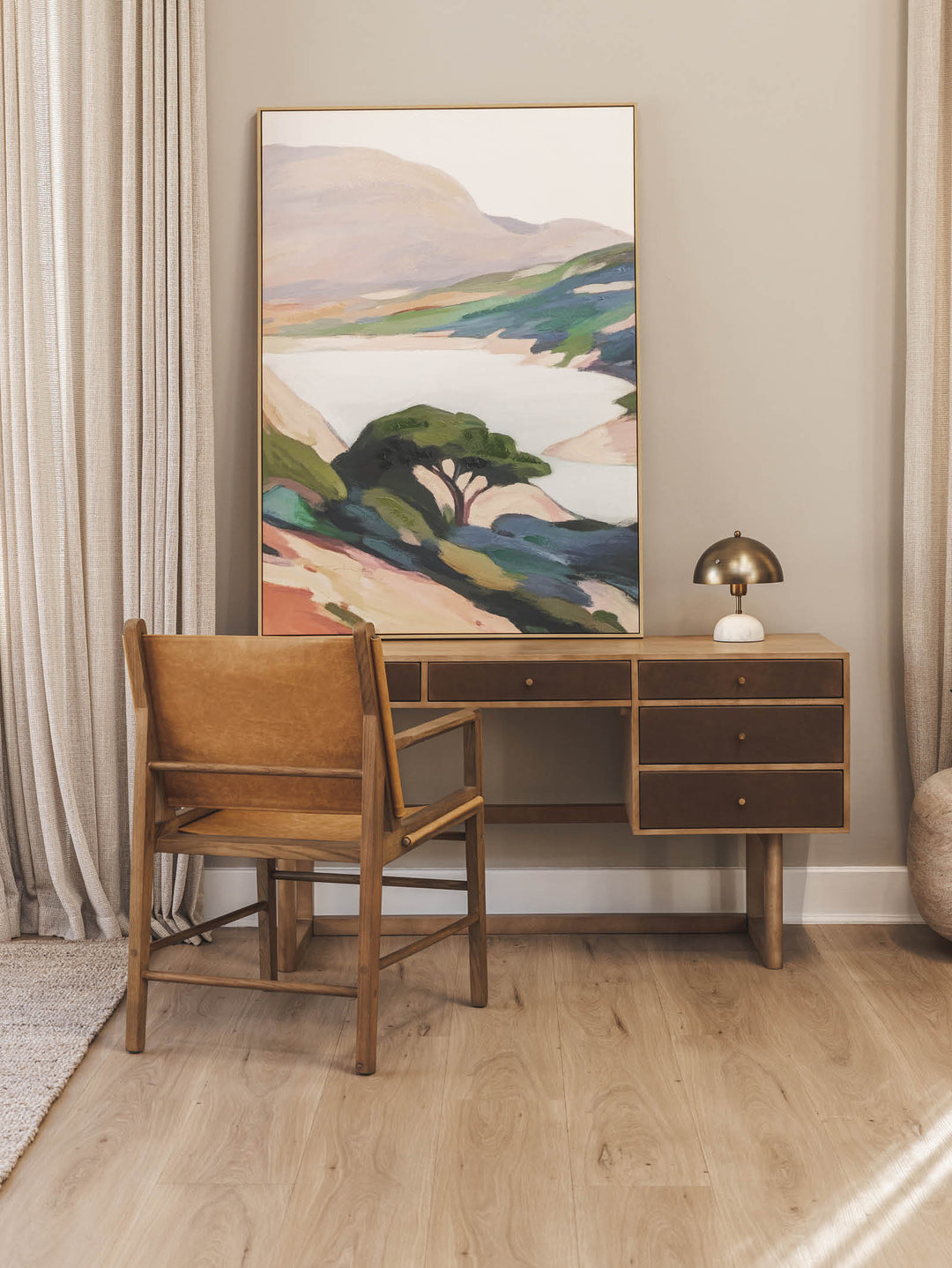 Commodore Leather Occasional Chair