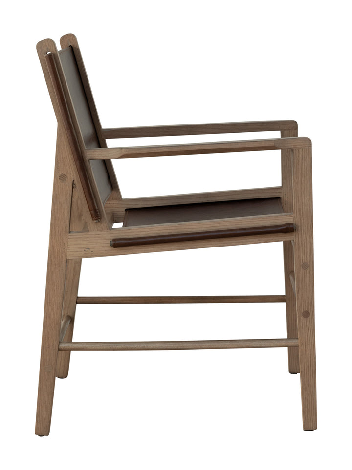 Commodore Leather Occasional Chair