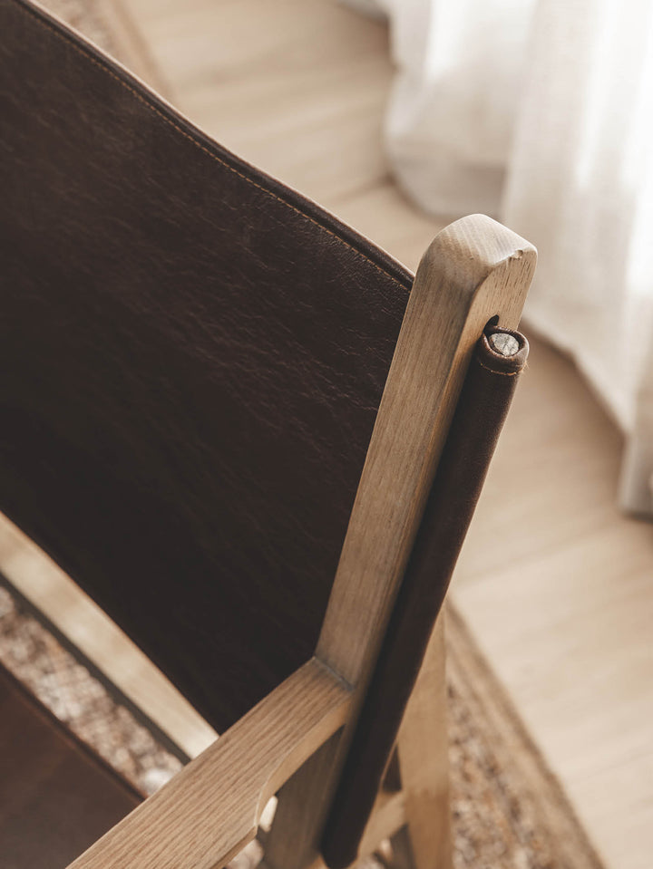 Commodore Leather Occasional Chair