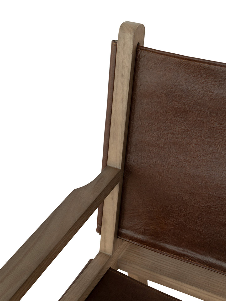 Commodore Leather Occasional Chair