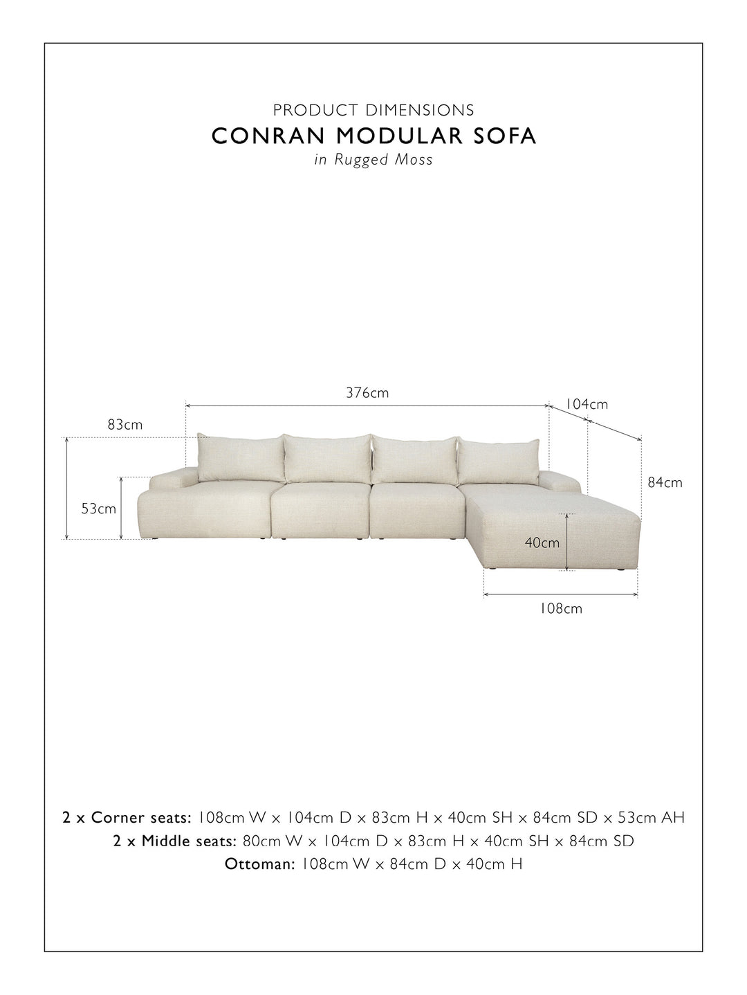 Conran Modular Sofa