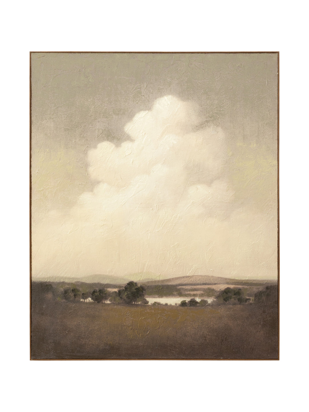 Country Cloud Wall Art in Vintage