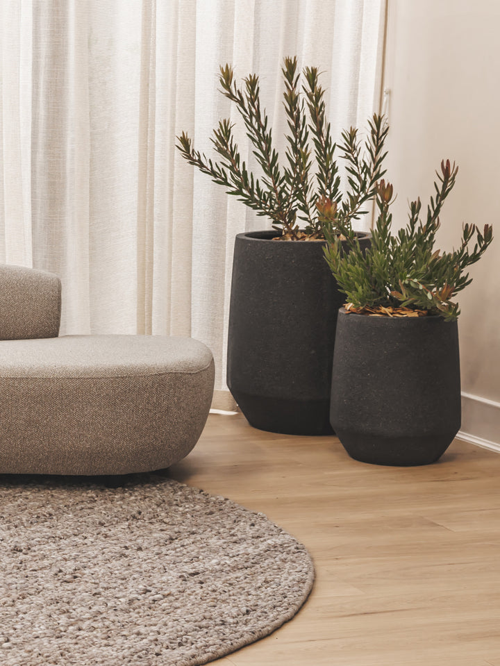 Crest Planter in Pepper