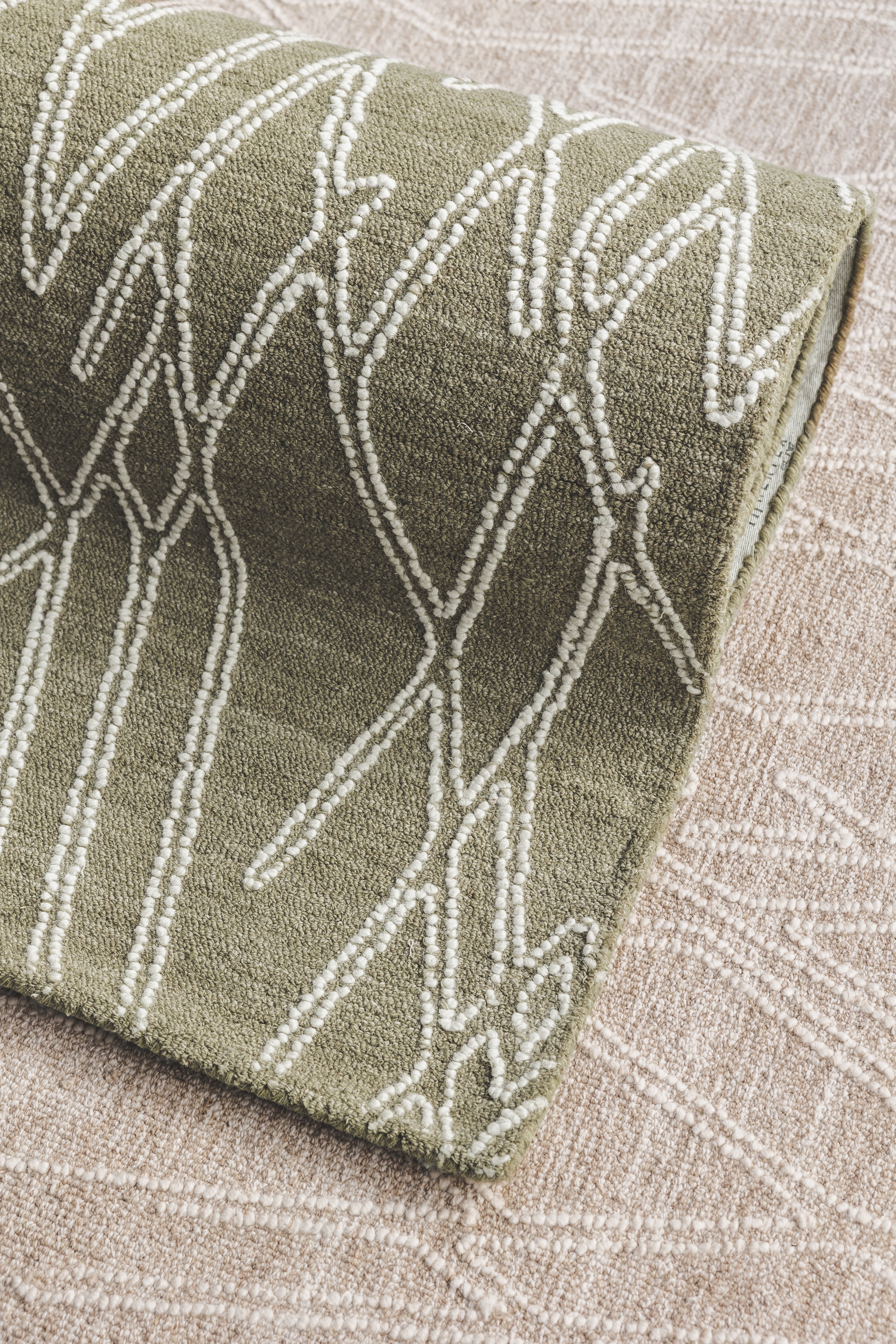 Crossway Rug in Evergreen - Hertex Haus - Hertex Haus