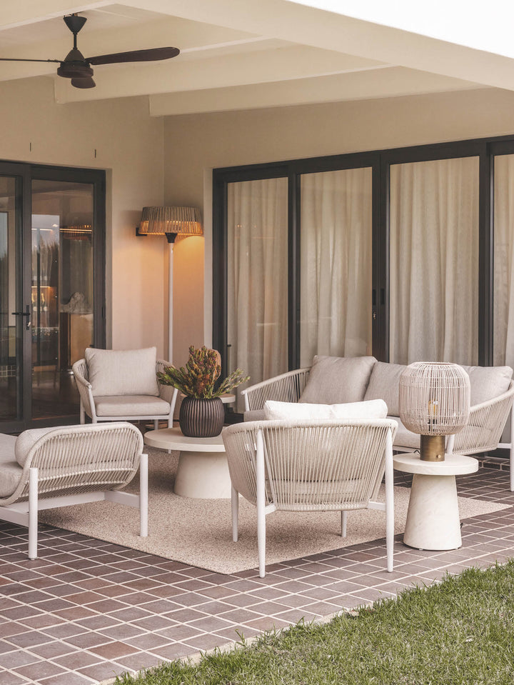 Cruz Sofa Set in Crete Oyster