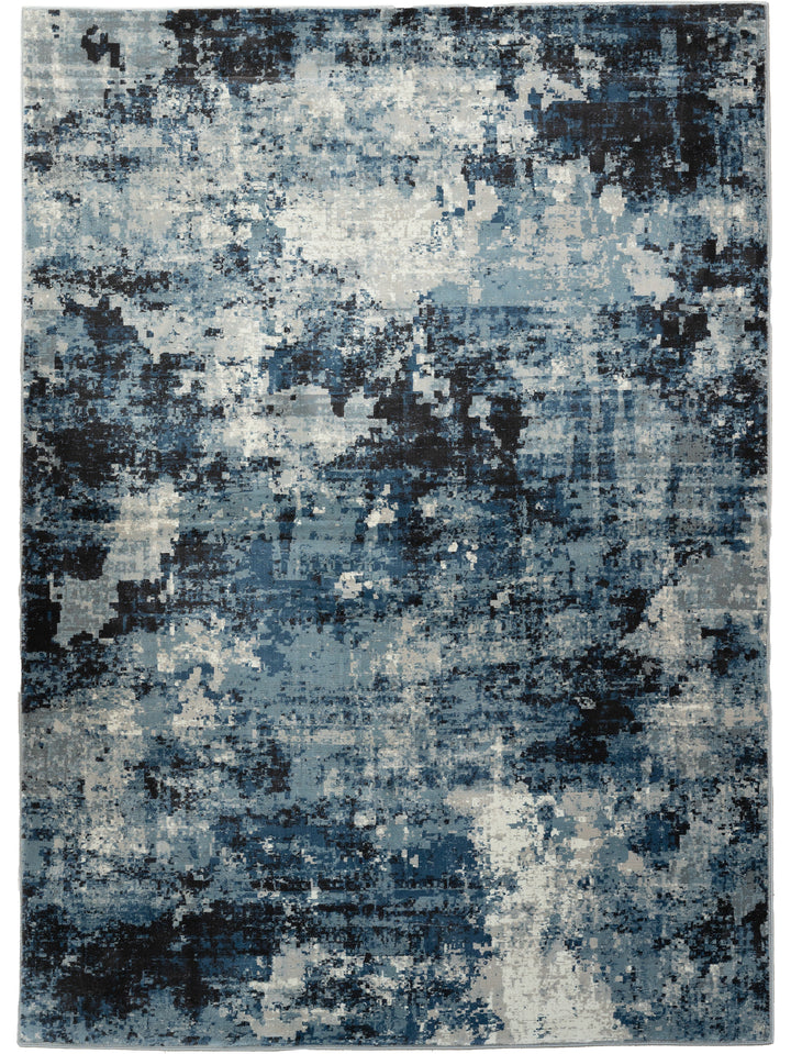 Cumulus Rug in Blue Storm