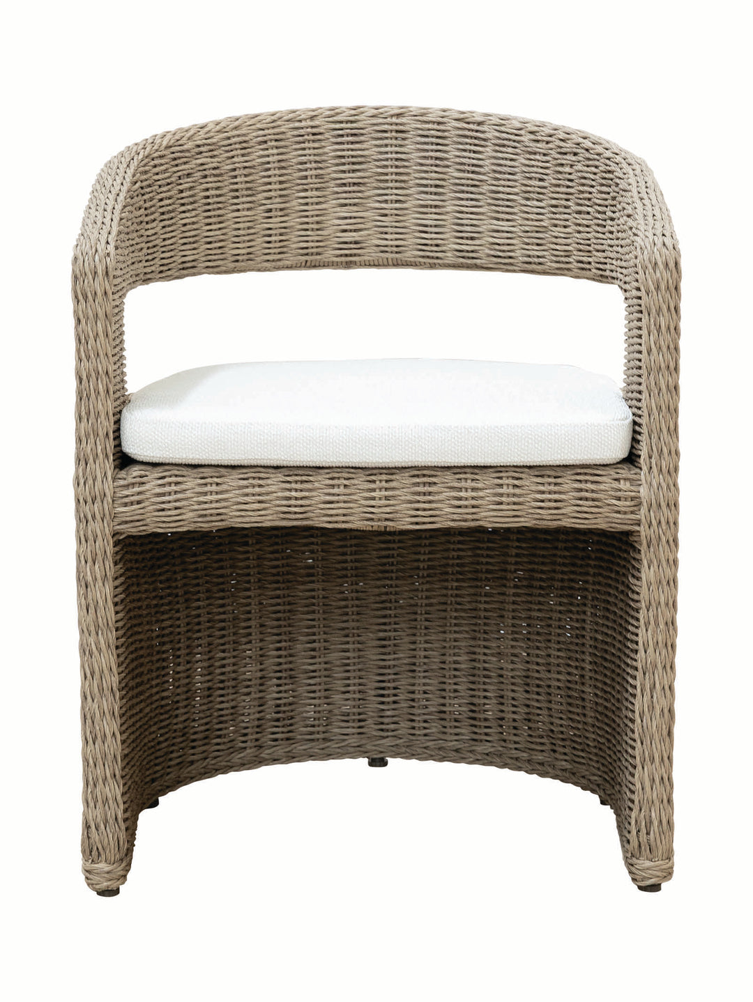 Curacao Outdoor Dining Chair in Creamed Honey