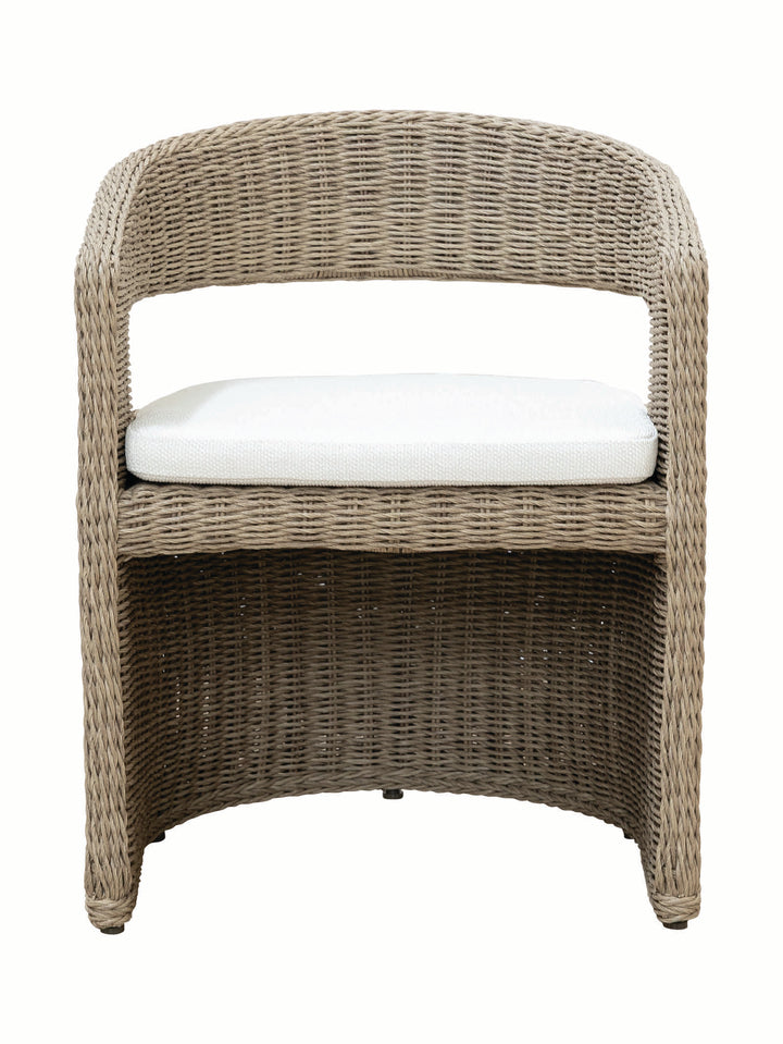 Curacao Outdoor Dining Chair in Creamed Honey