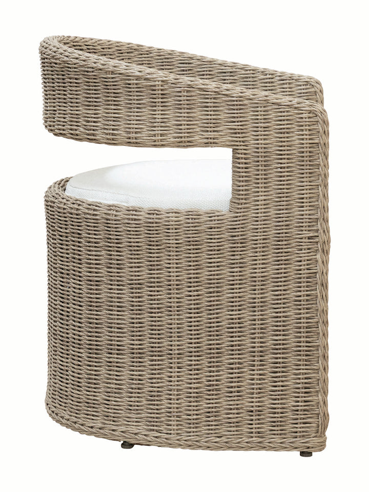 Curacao Outdoor Dining Chair in Creamed Honey