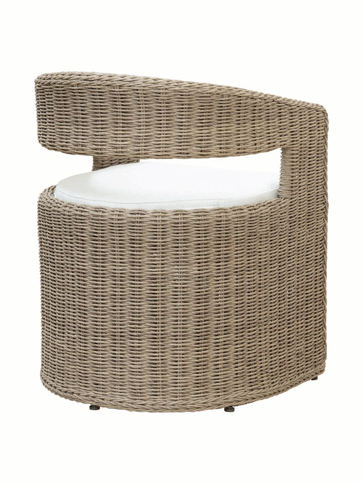 Curacao Outdoor Dining Chair in Creamed Honey