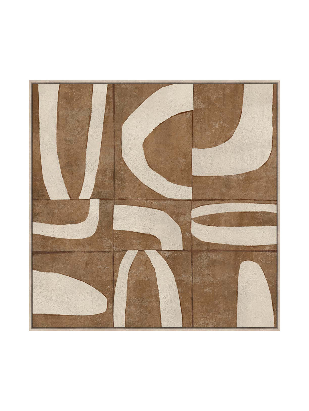 Curved Echoes Wall Art XL in Nutmeg