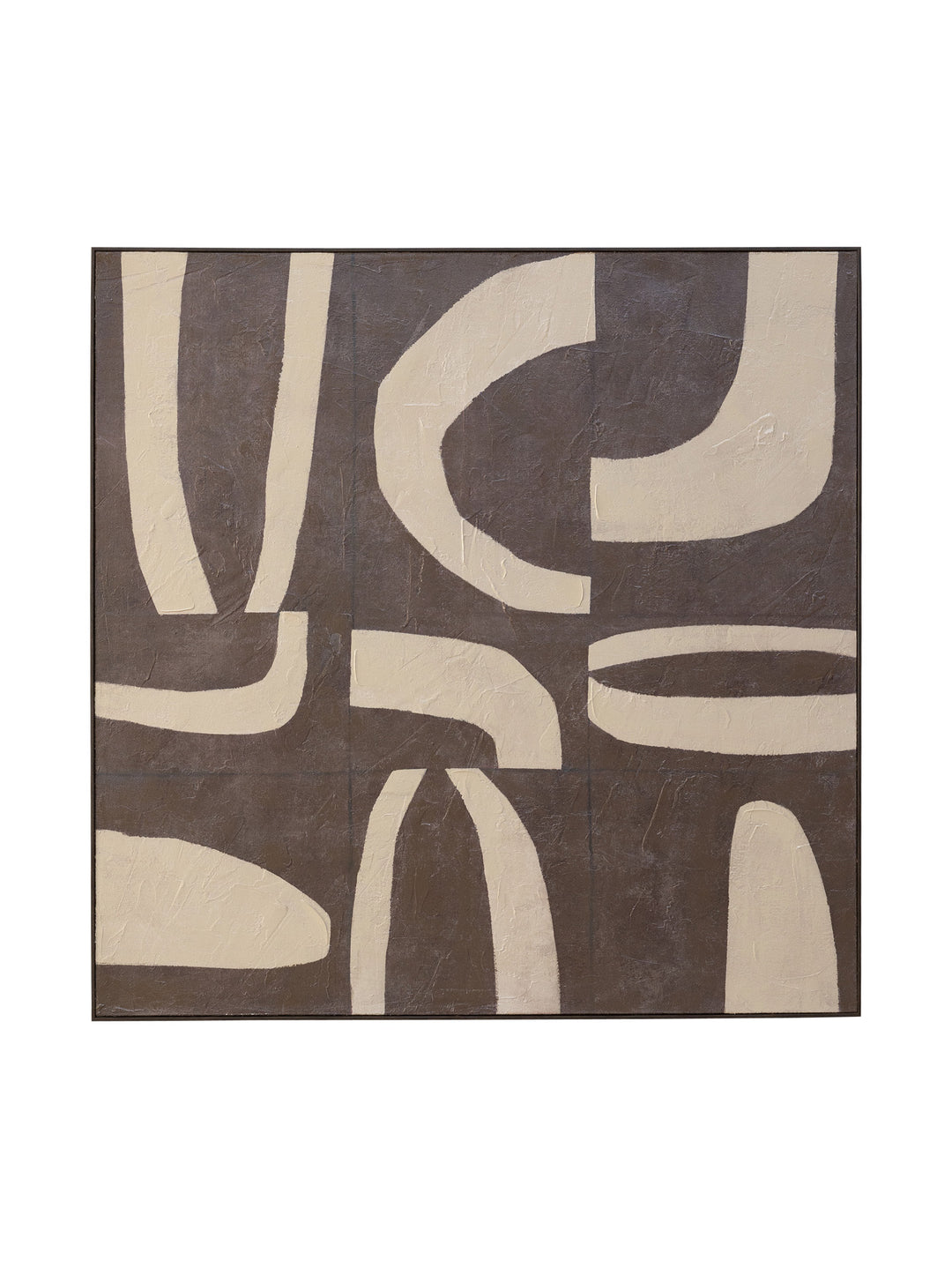 Curved Echoes Wall Art in Espresso