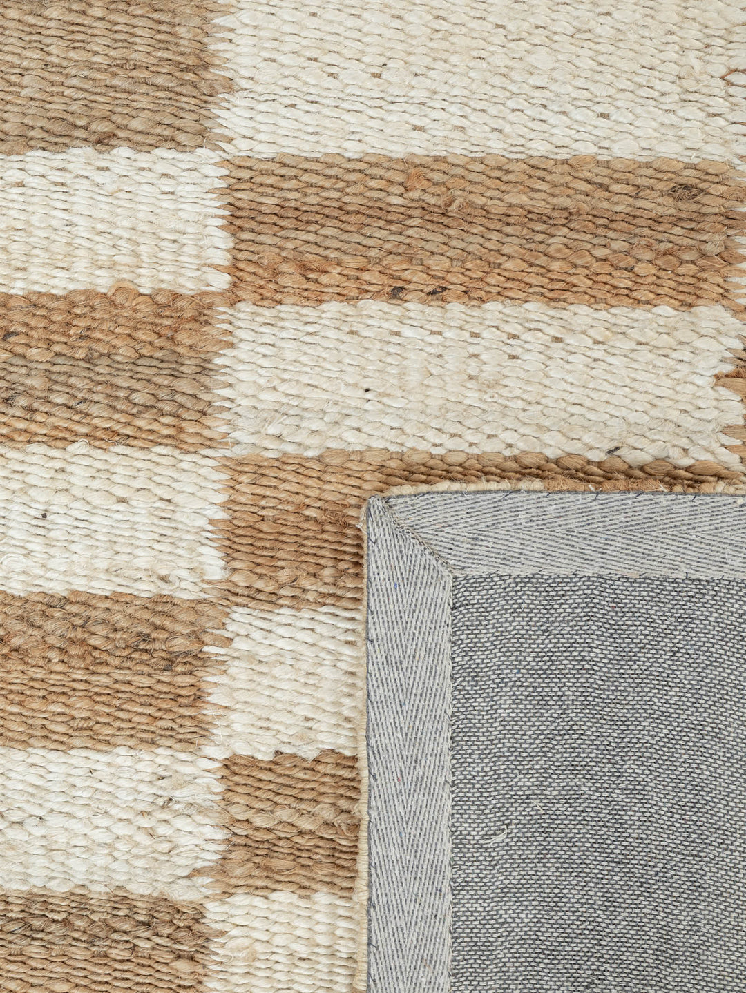 Damier Rug in Chalk