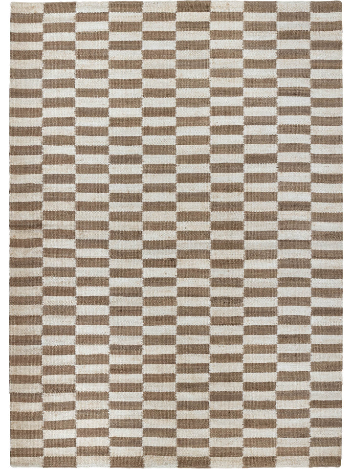 Damier Rug in Moss