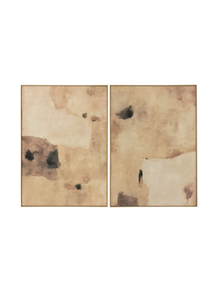 Desert Wash Wall Art Set of 2 in Sand