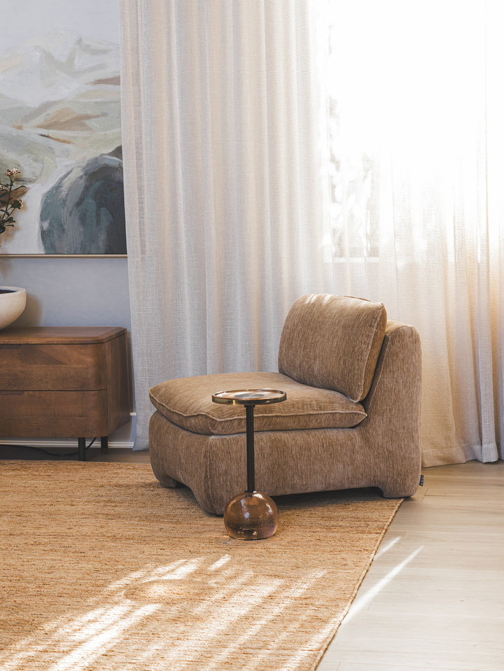 Dew Drops Glass Side Table