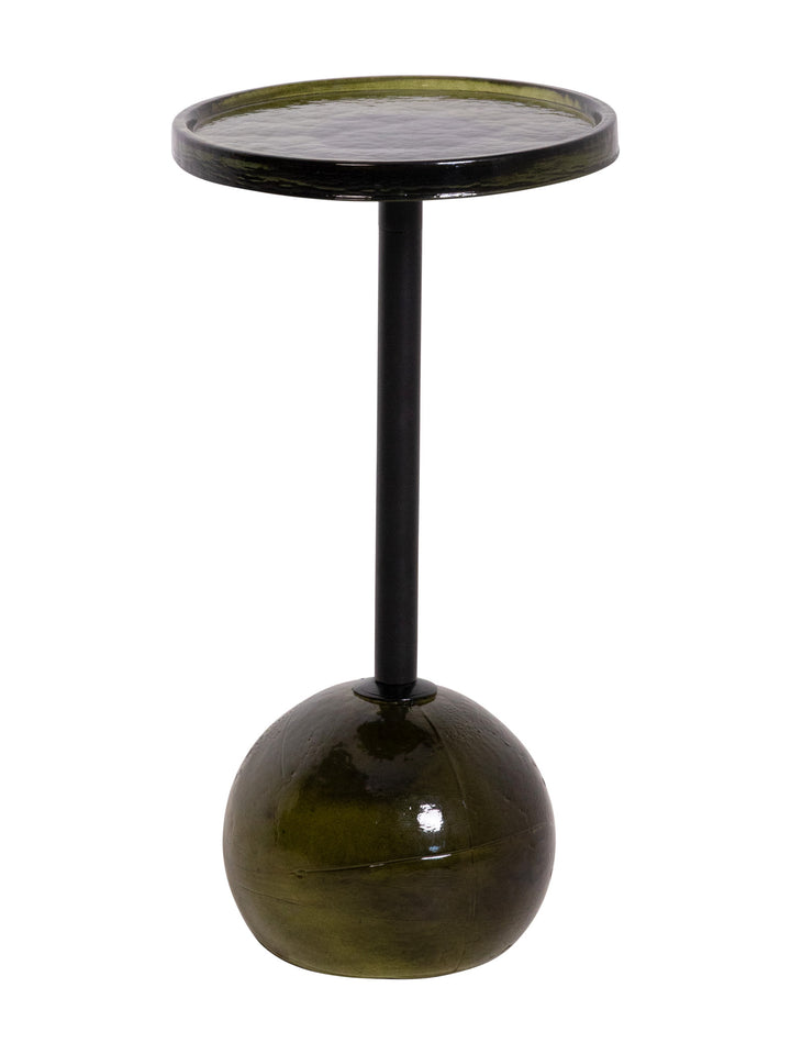 Dew Drops Glass Side Table