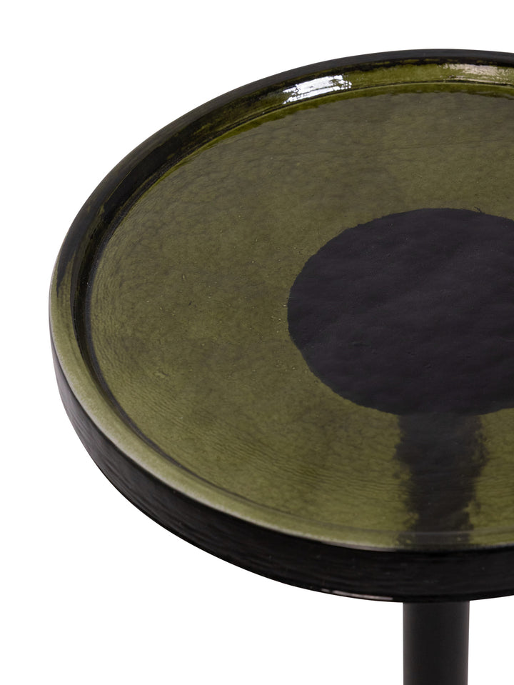 Dew Drops Glass Side Table