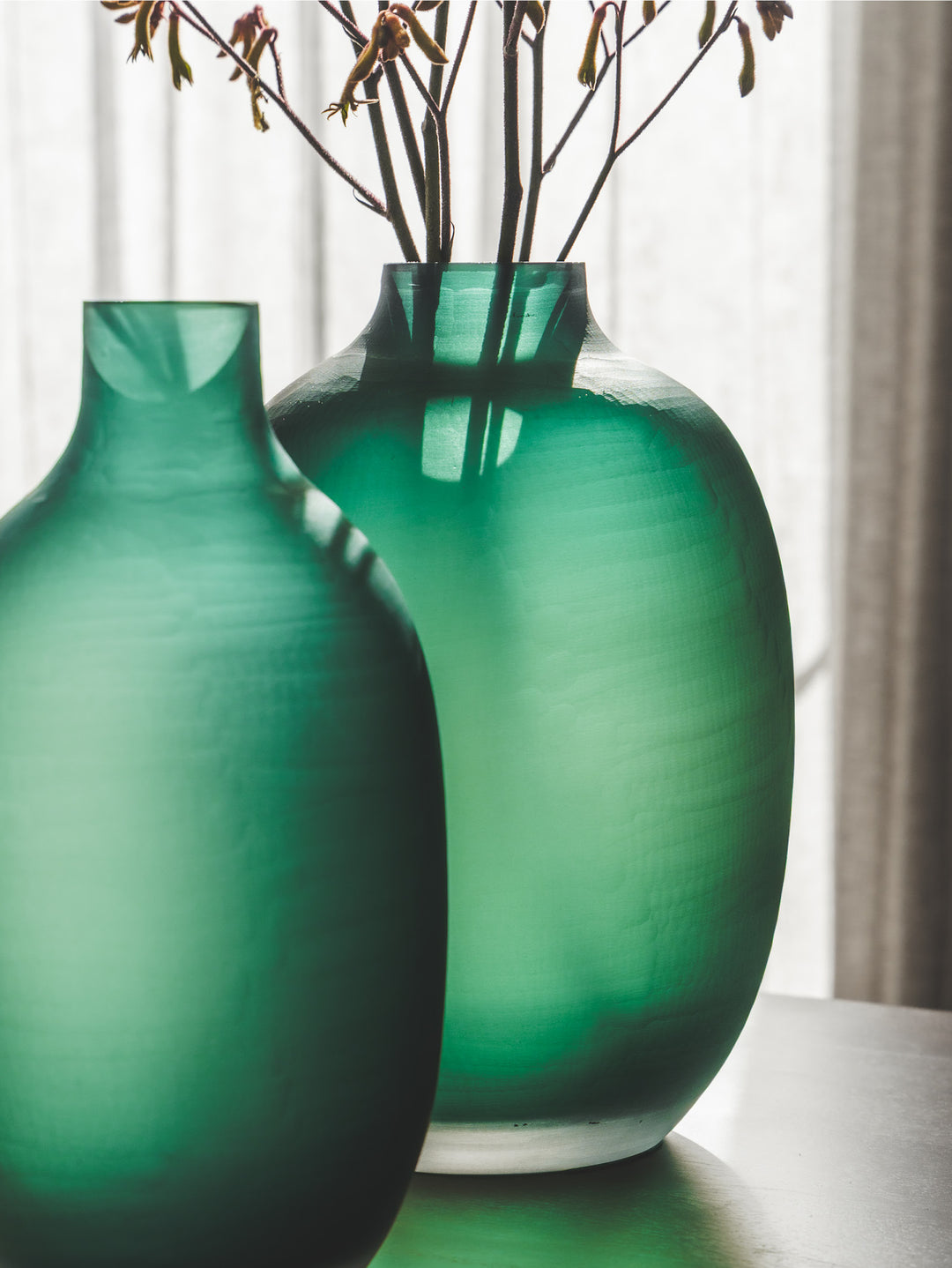 Dewdrop Vase in Seaglass