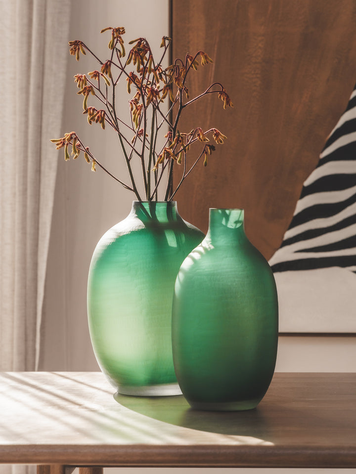 Dewdrop Vase in Seaglass