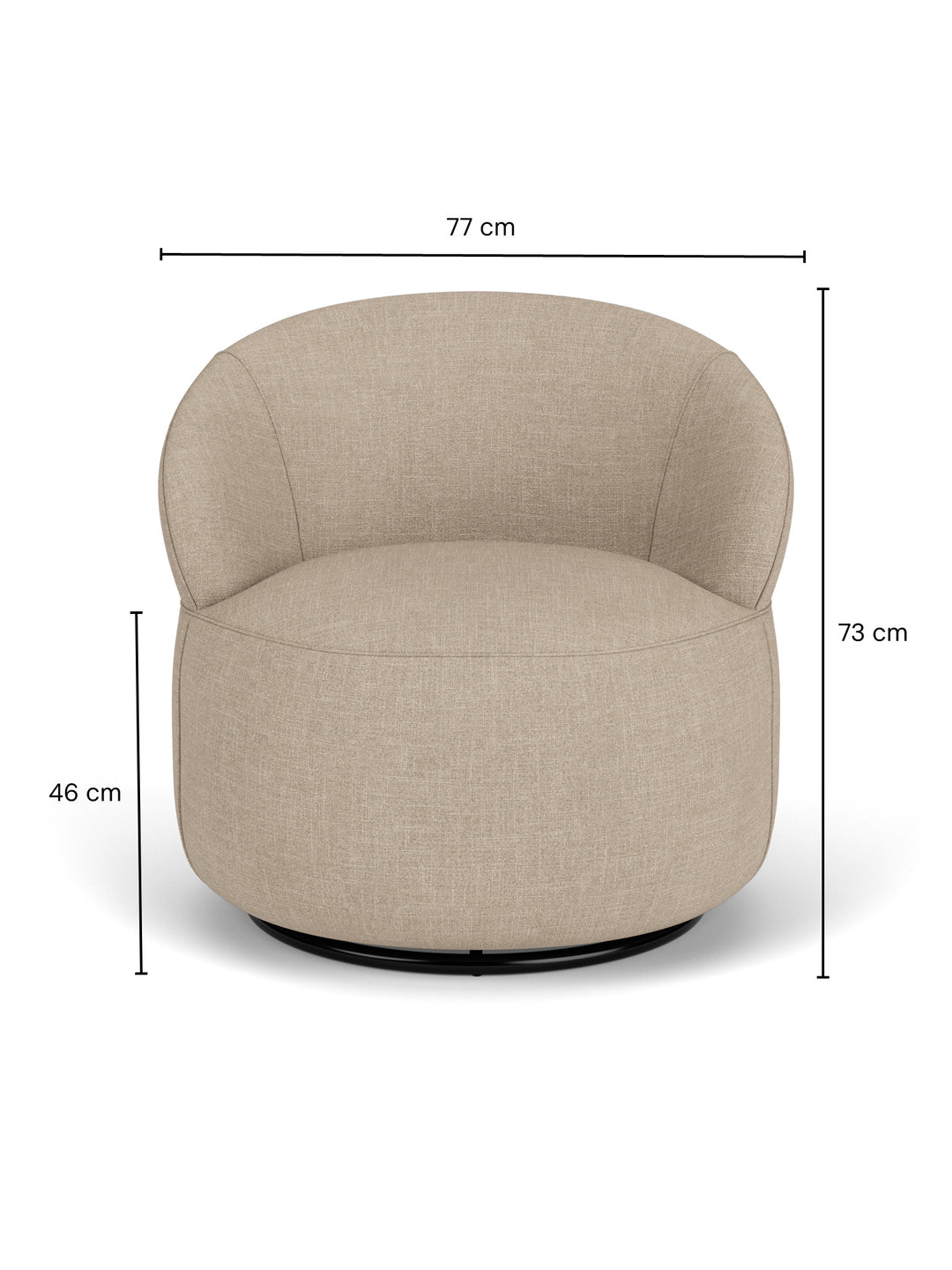Francesca Swivel Chair