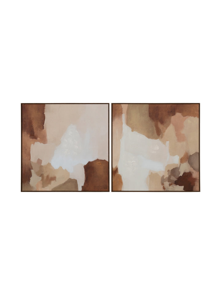 Dreaming Days Wall Art Set of 2 in Crimson