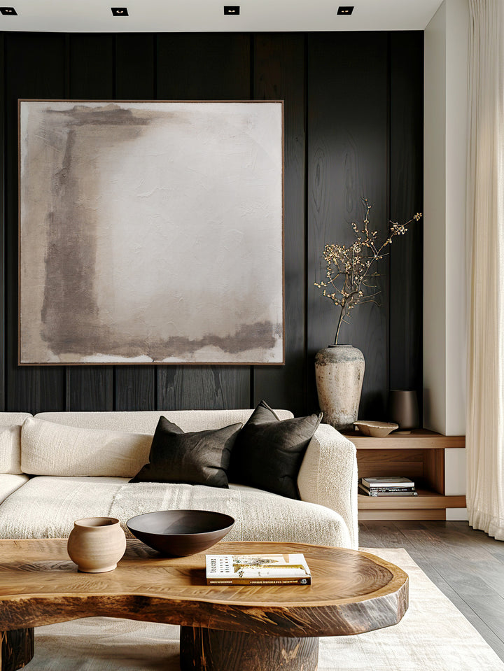 Dreamlike Wall Art in Rustic Oak