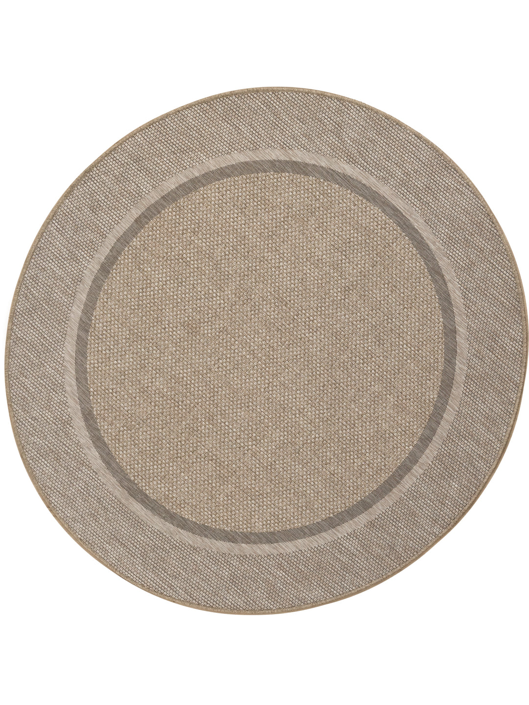 Driftwood Round Rug in Sandshell