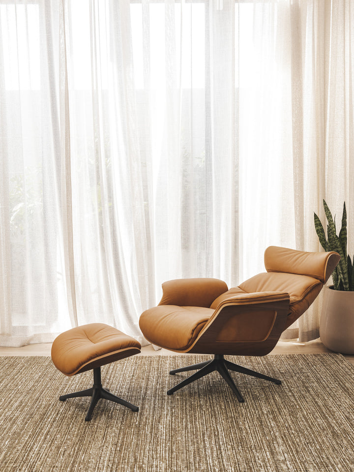 Duke Leather Occasional Chair Set