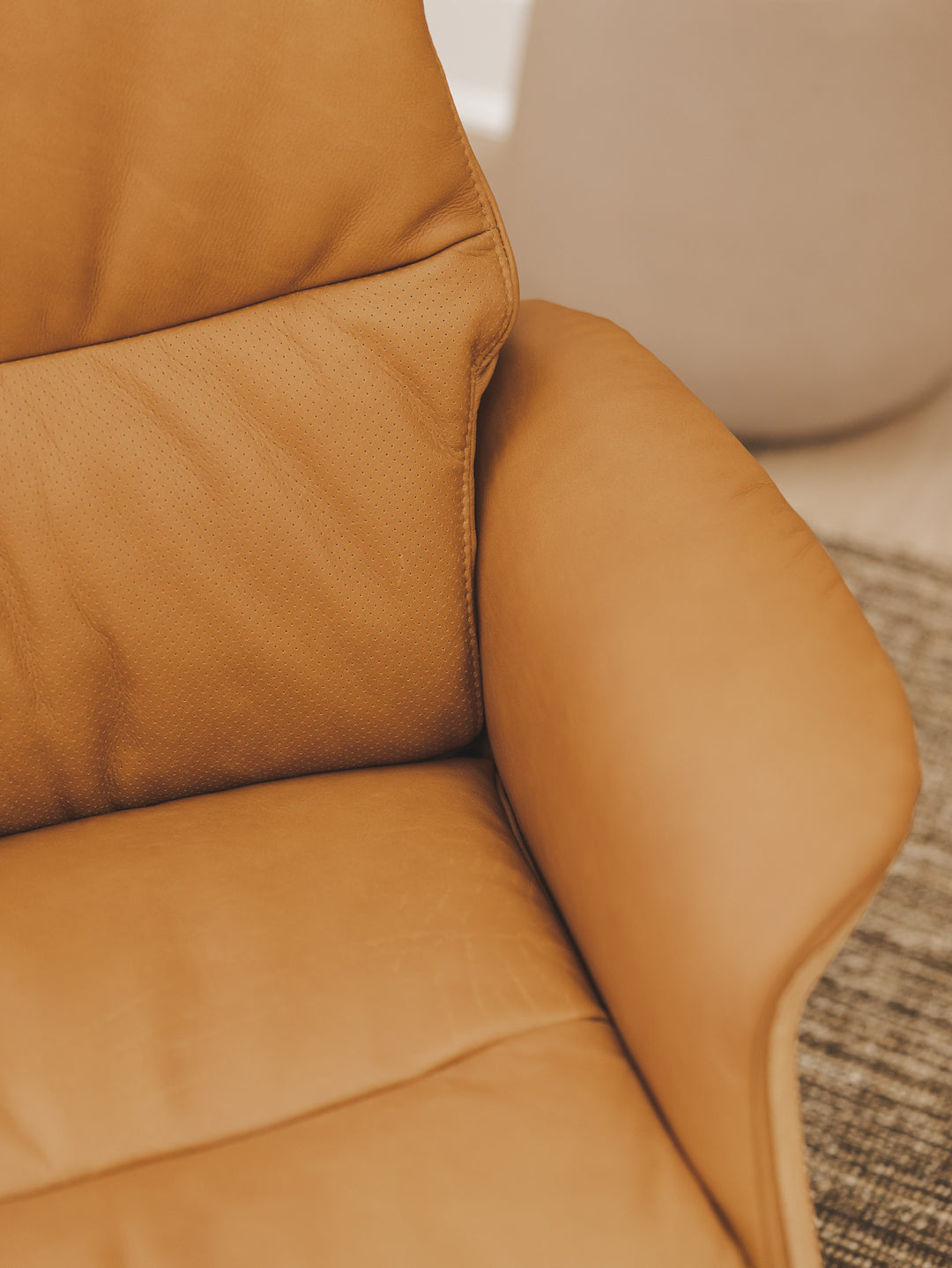 Duke Leather Occasional Chair Set