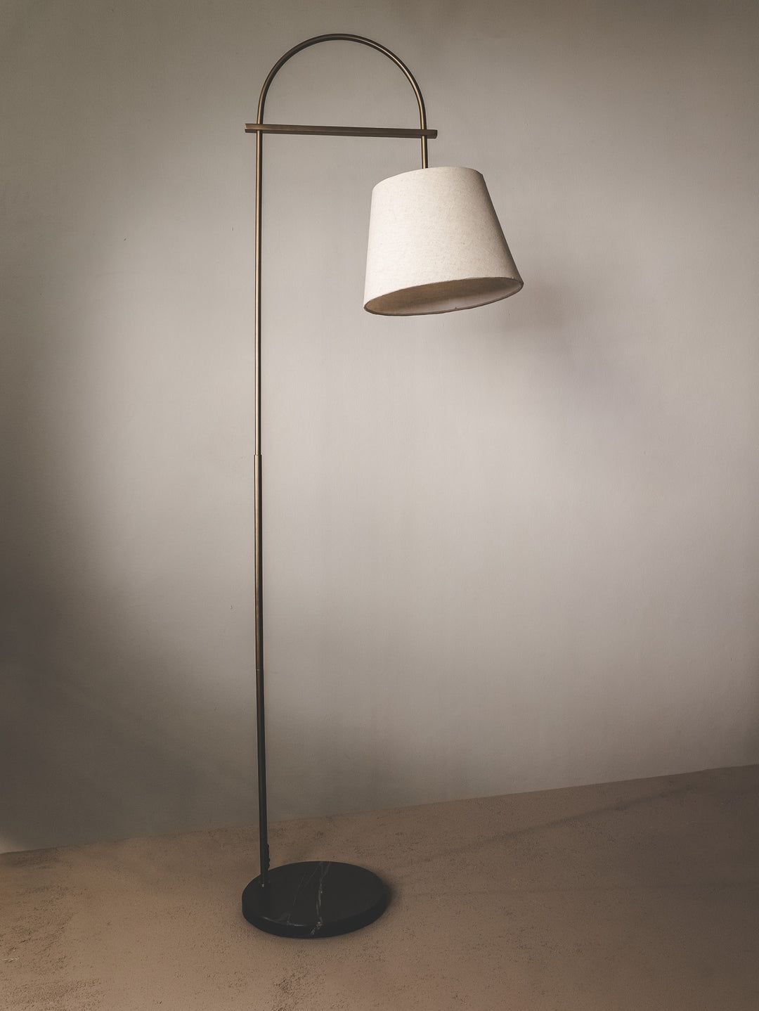 Duncan Floor Lamp in Linen
