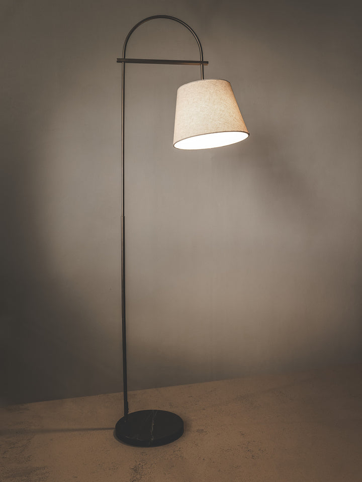 Duncan Floor Lamp in Linen