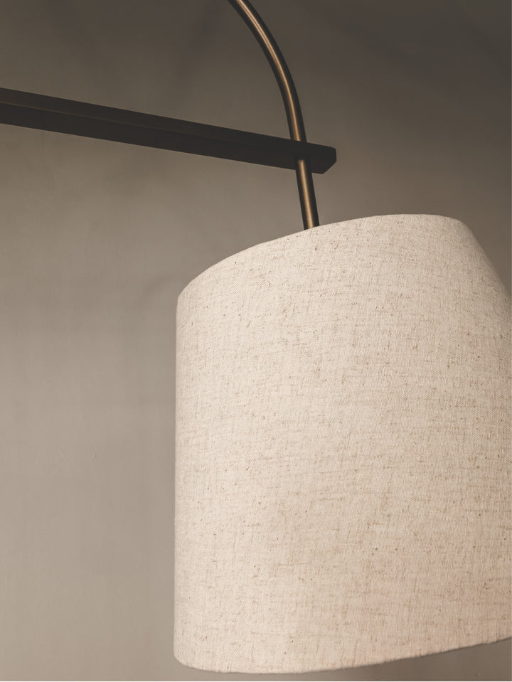 Duncan Floor Lamp in Linen