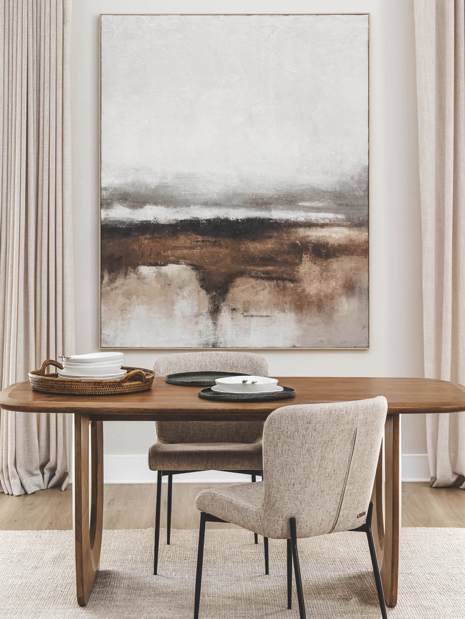 Earthen Descent Wall Art in Copper - Hertex Haus