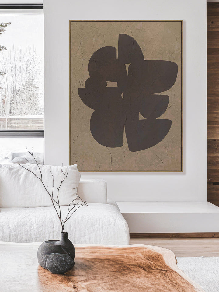 Earths Embrace Wall Art in Dark Roast