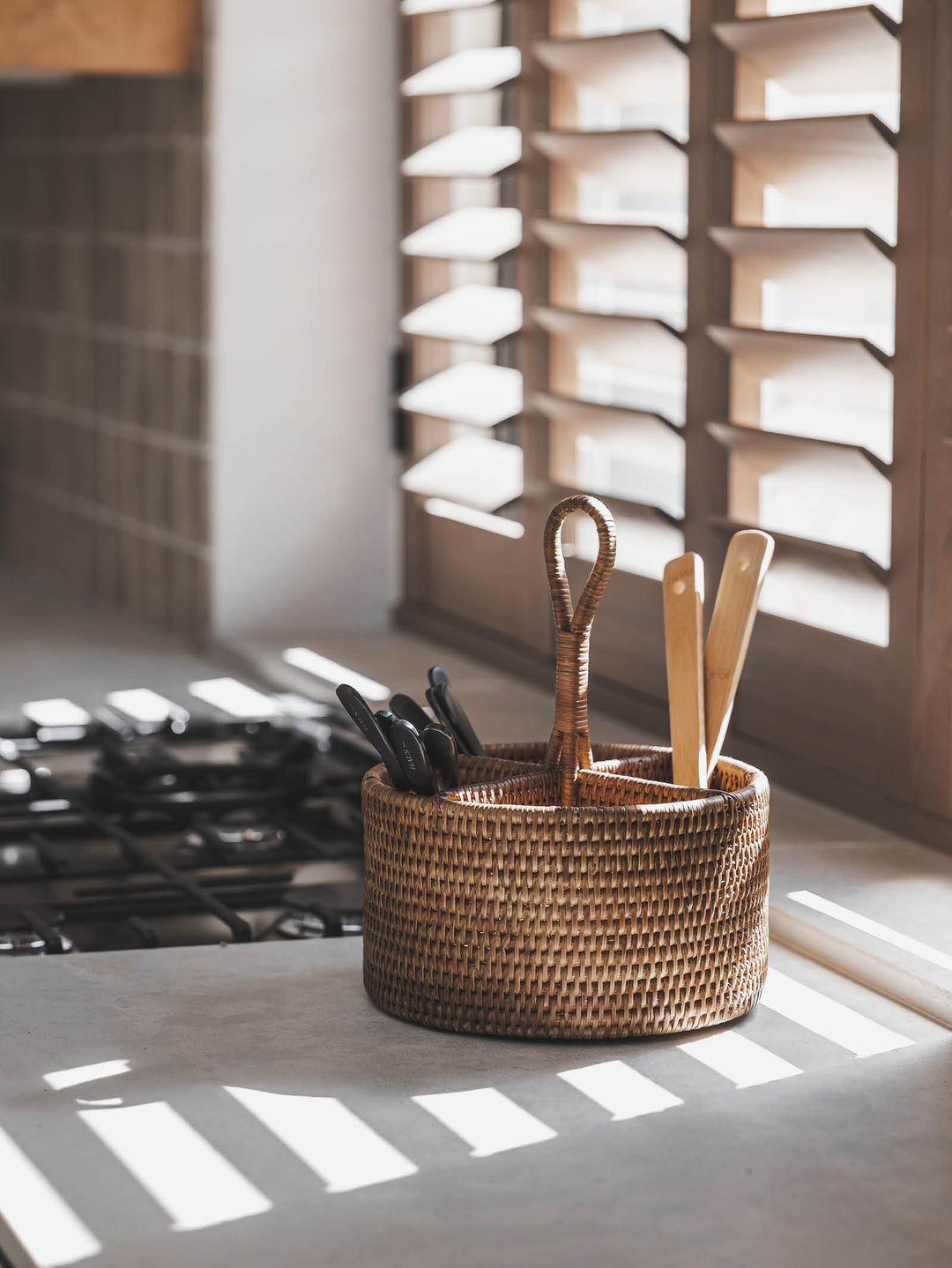 Ebene Condiment Basket in Naturelle