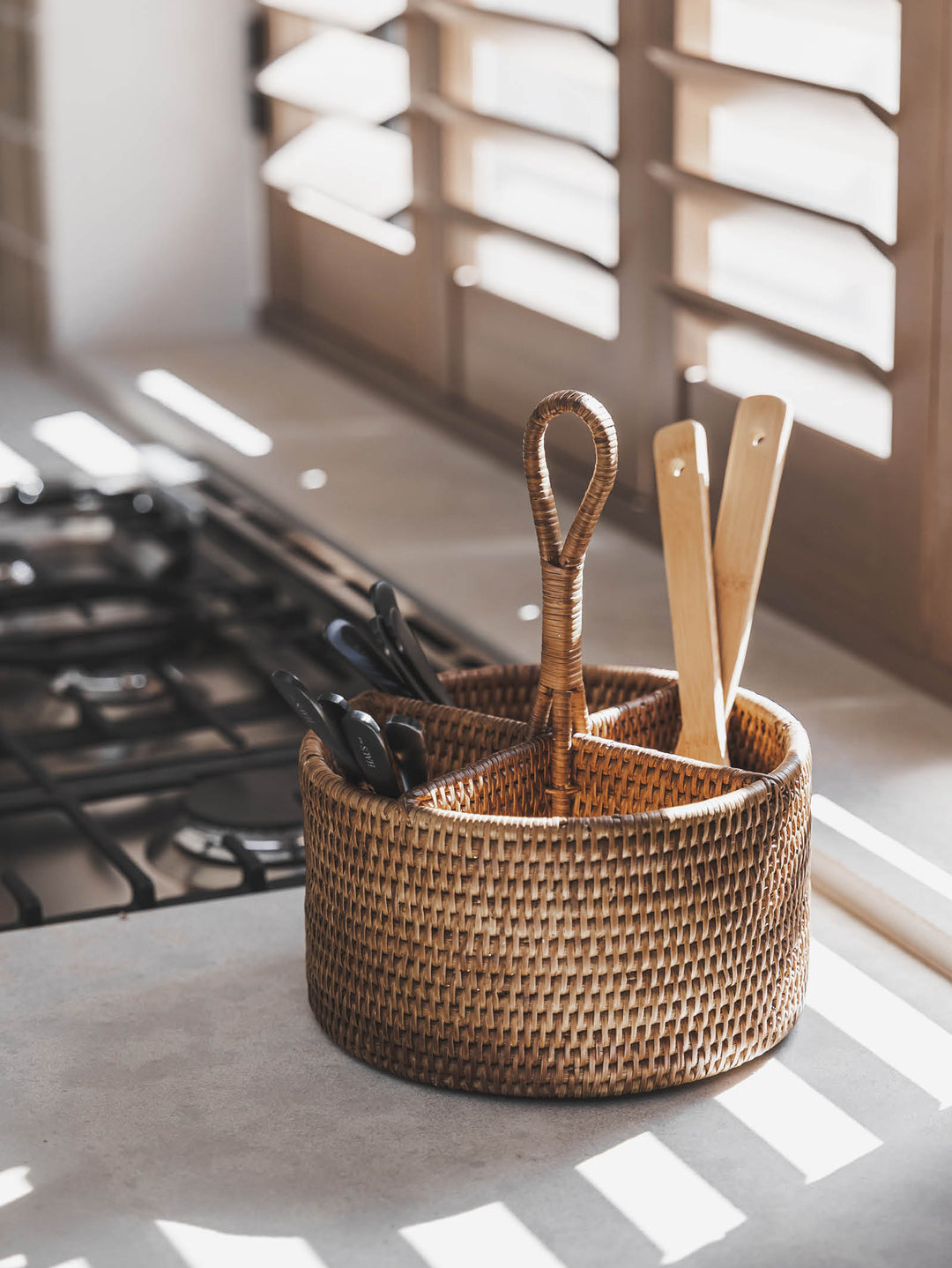 Ebene Condiment Basket in Naturelle