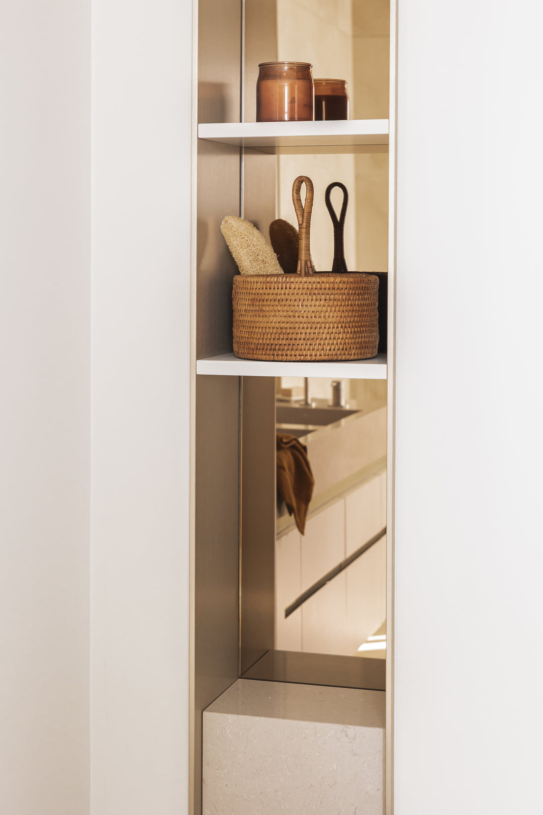 Ebene Condiment Basket in Naturelle