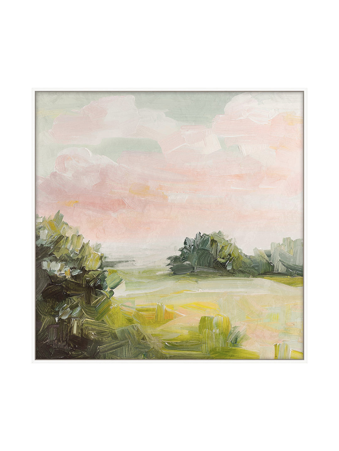 Edens Glow Wall Art in Lime Green