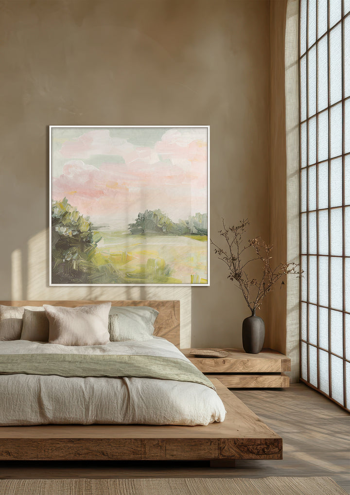 Edens Glow Wall Art in Lime Green