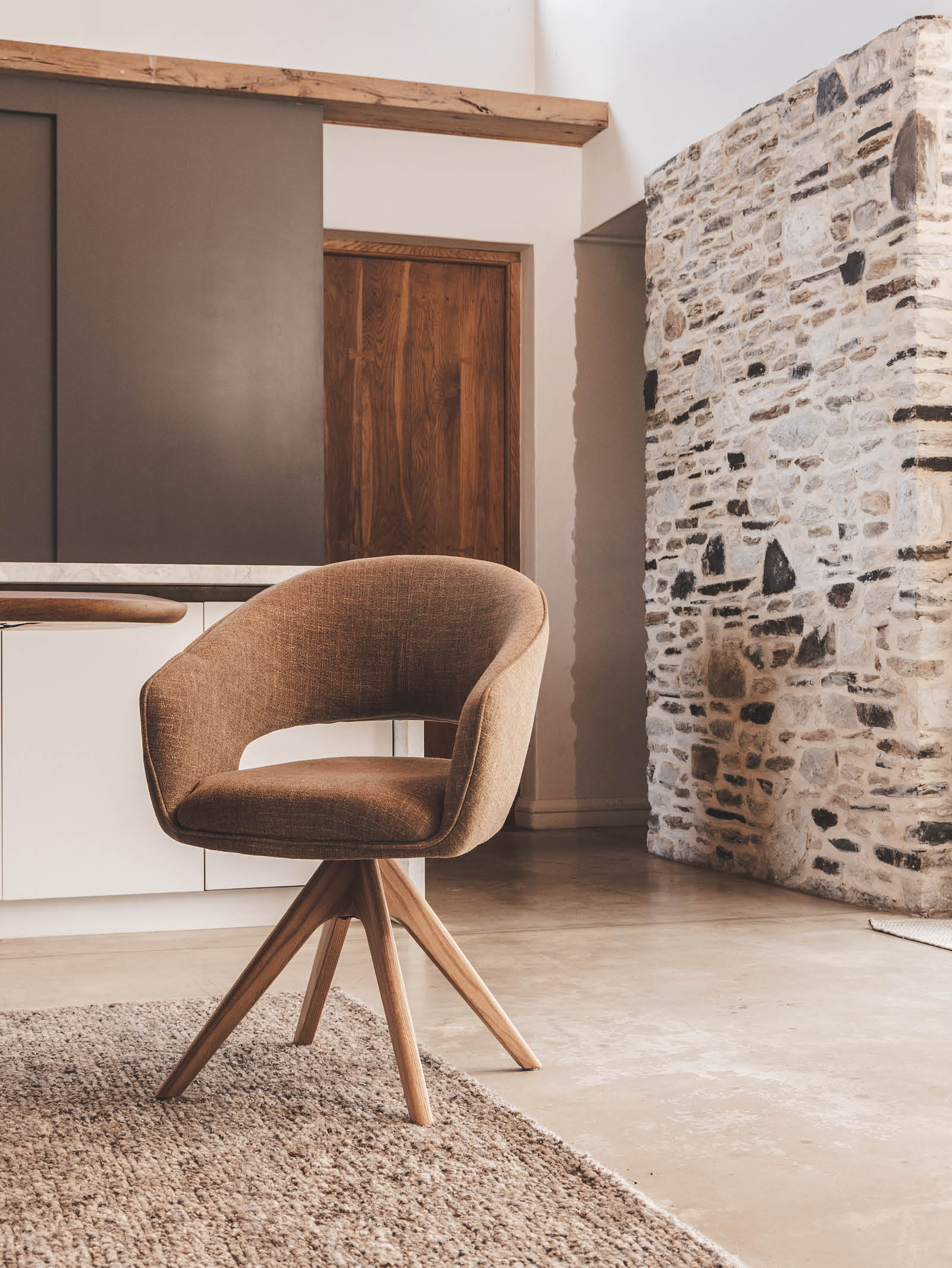 Emma Swivel Dining Chair - Hertex Haus - Hertex Haus