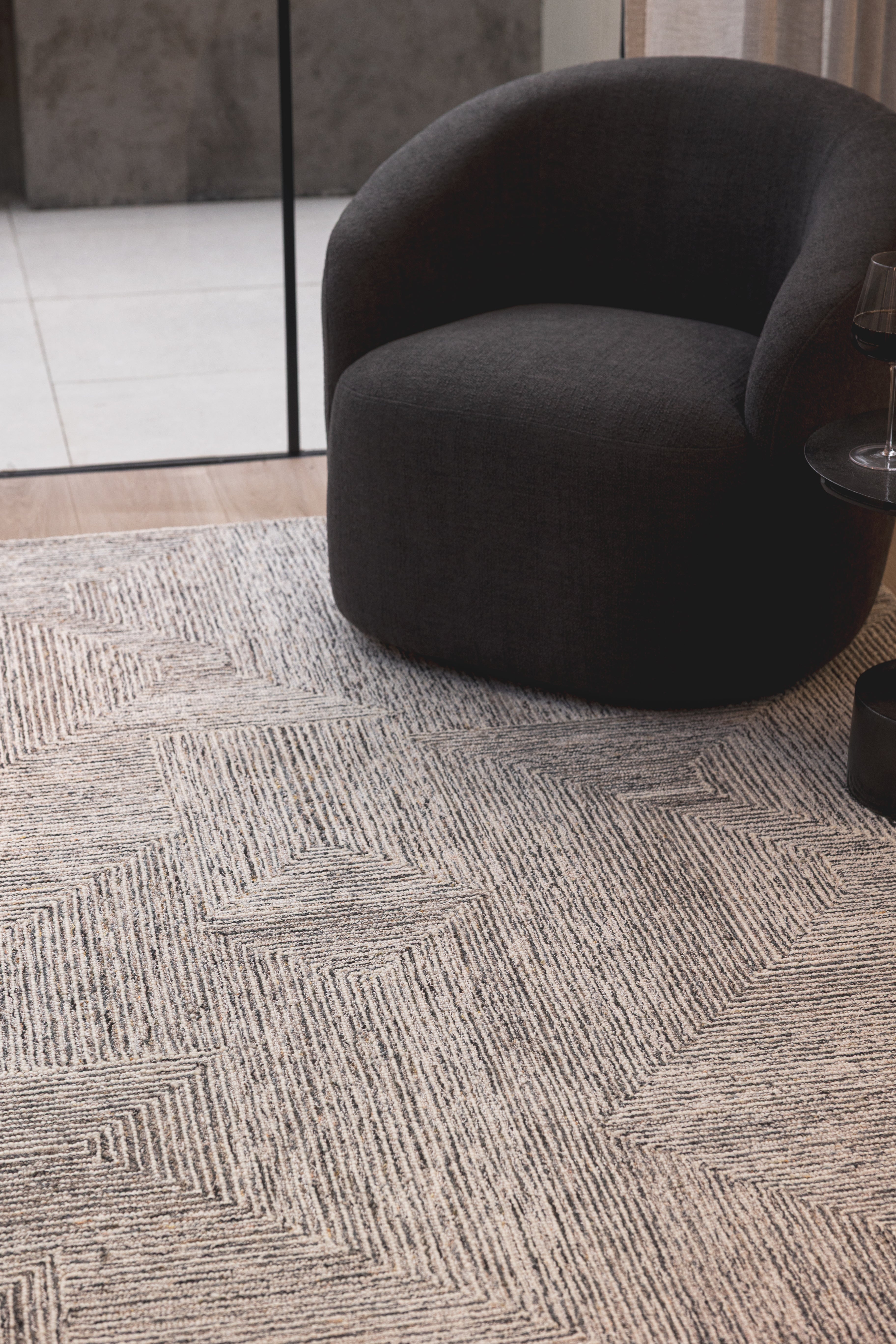 Entwine Rug in Gravel - Hertex Haus - Hertex HAUS