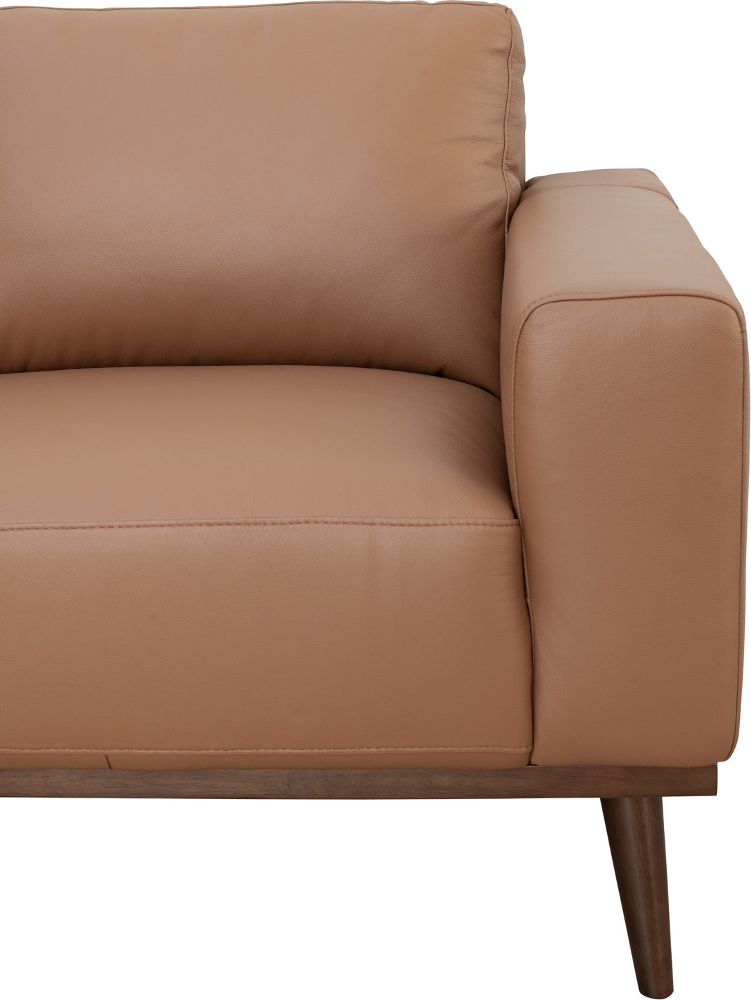 Enzo Chaise Sofa Left in Tan
