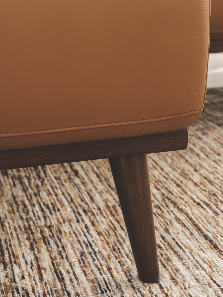 Enzo Chaise Sofa Right in Tan