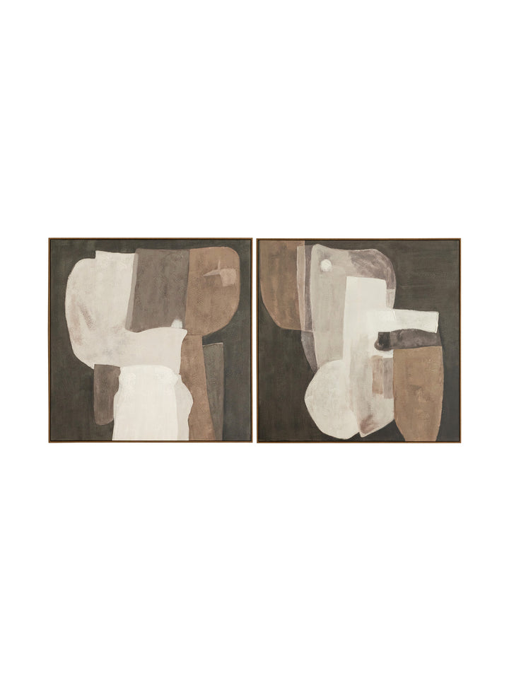 Espresso Roast Wall Art Set of 2 in Coffee
