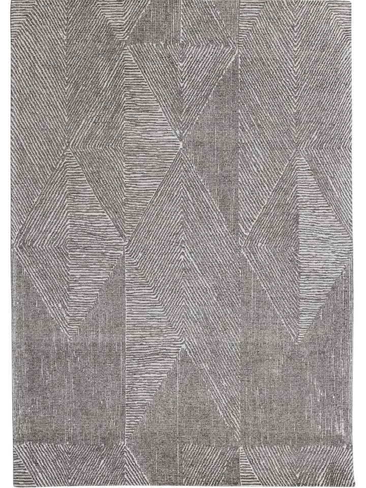 Facet Rug in Pumice