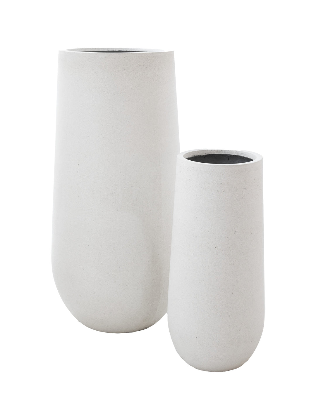 Flute Planter in Salt