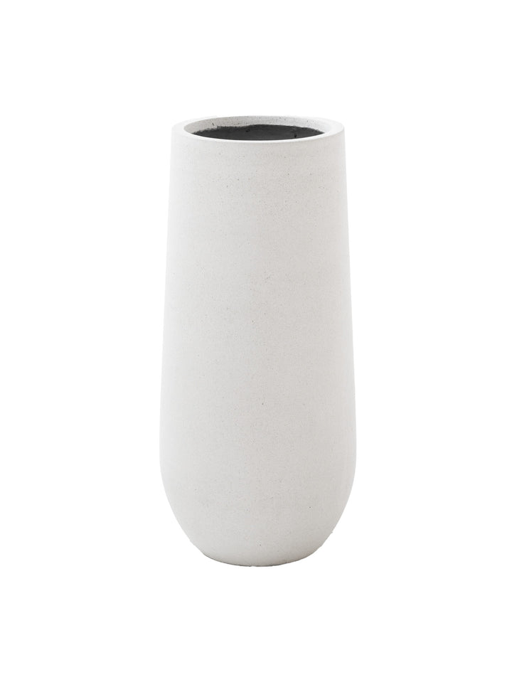 Flute Planter in Salt