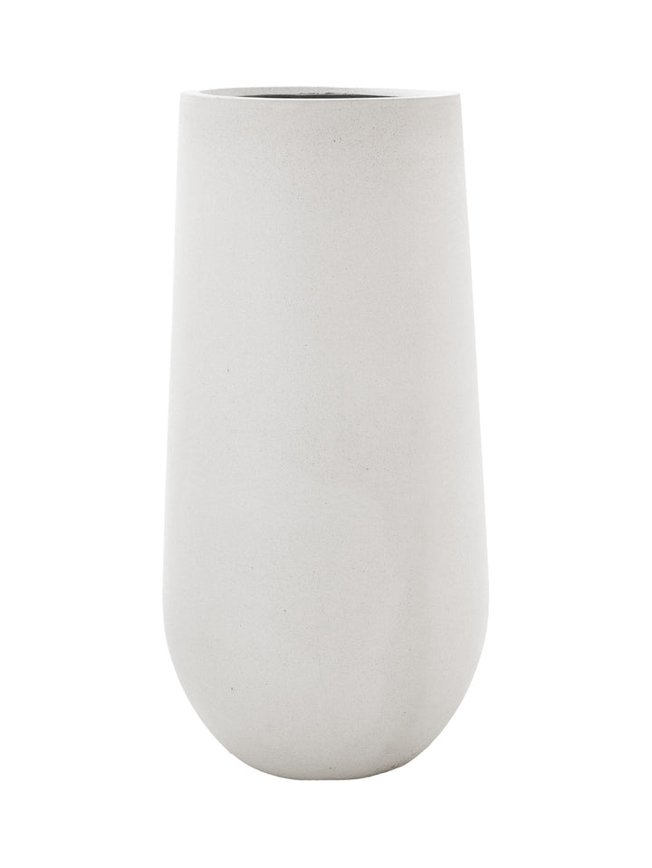 Flute Planter in Salt